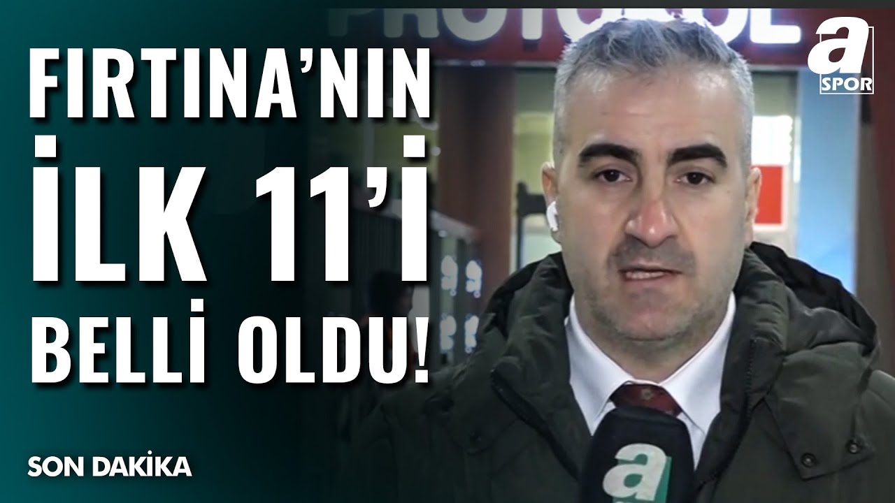 Trabzonspor'un Kasımpaşa Karşısındaki İlk 11'i Belli Oldu! Yunus Emre Sel Açıkladı!