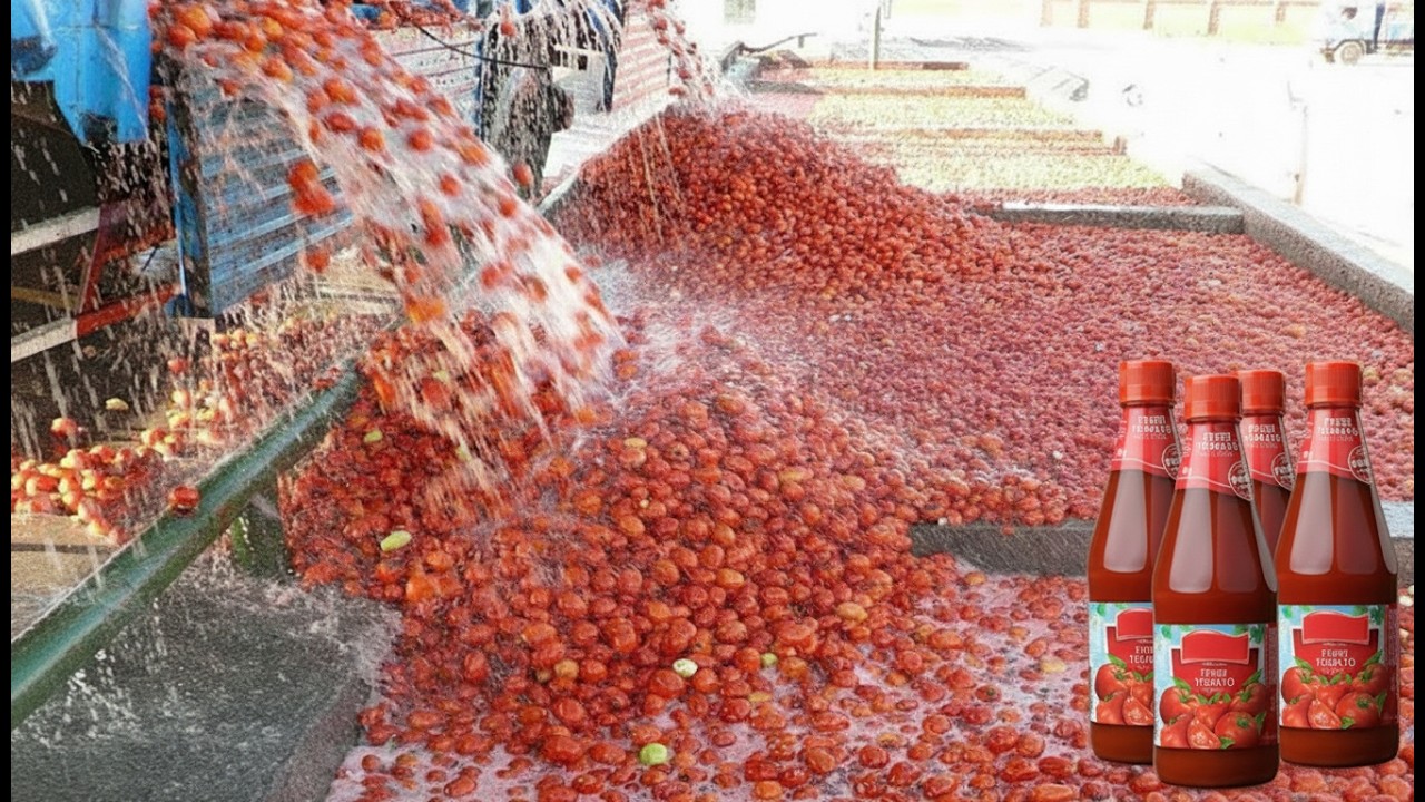 How 27 Billion Pounds of Tomatoes Become Your Favorite Ketchup | Agriculture Tech