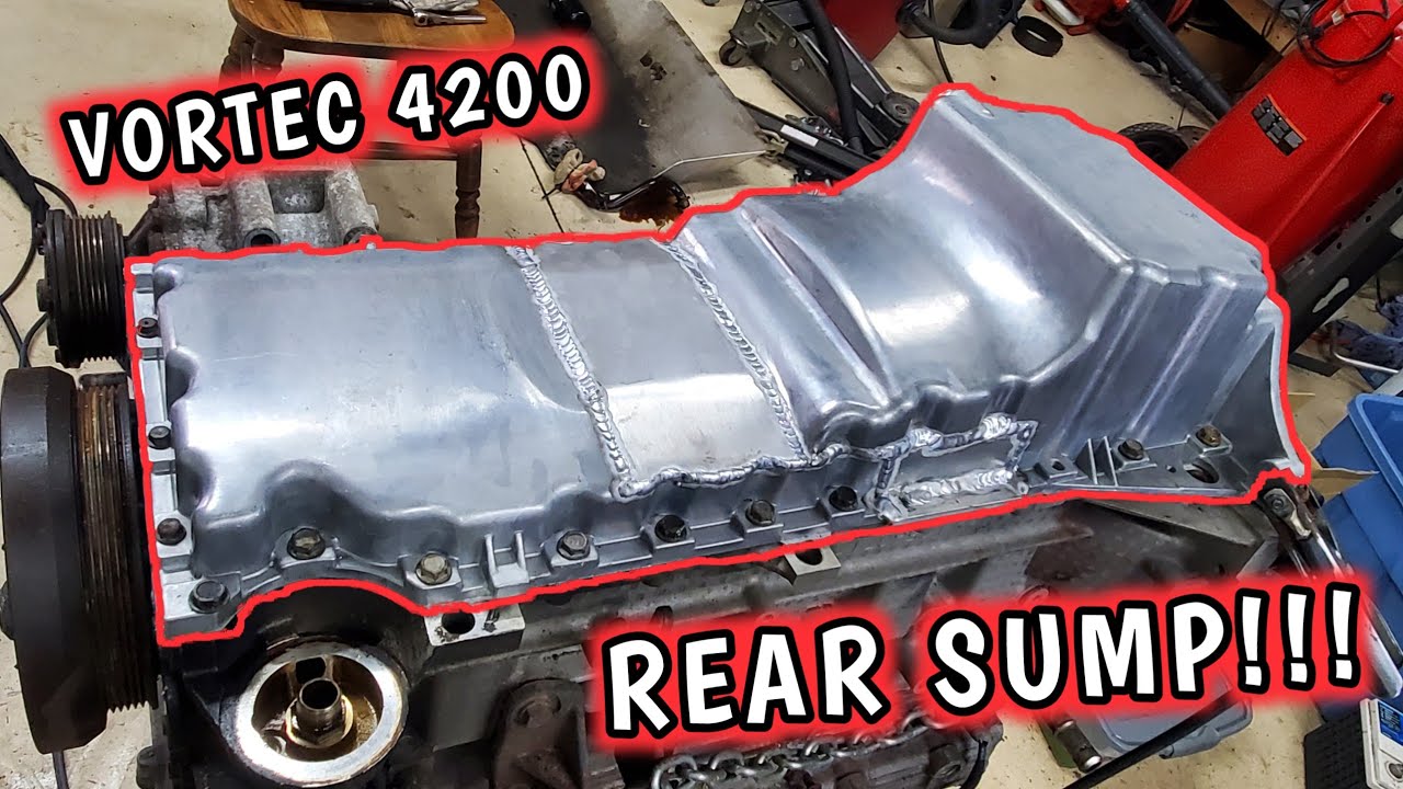 DIY Vortec 4200 Rear Sump Oil Pan Ameri Barra FooJZ SWAP!!!