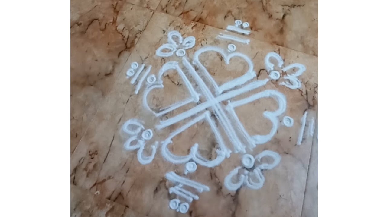 # Simple  # Quick # Easy  Rangoli 