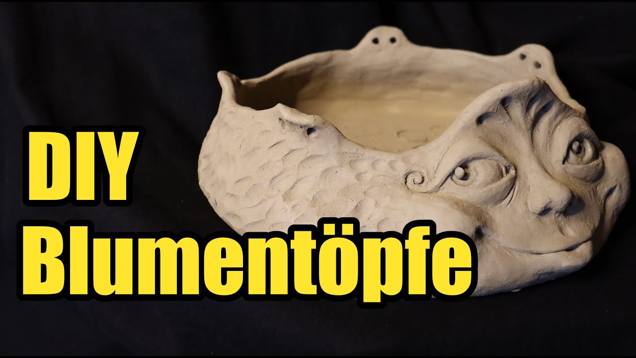 Blumentöpfe zuhause selber machen | DIY | ArtVlog