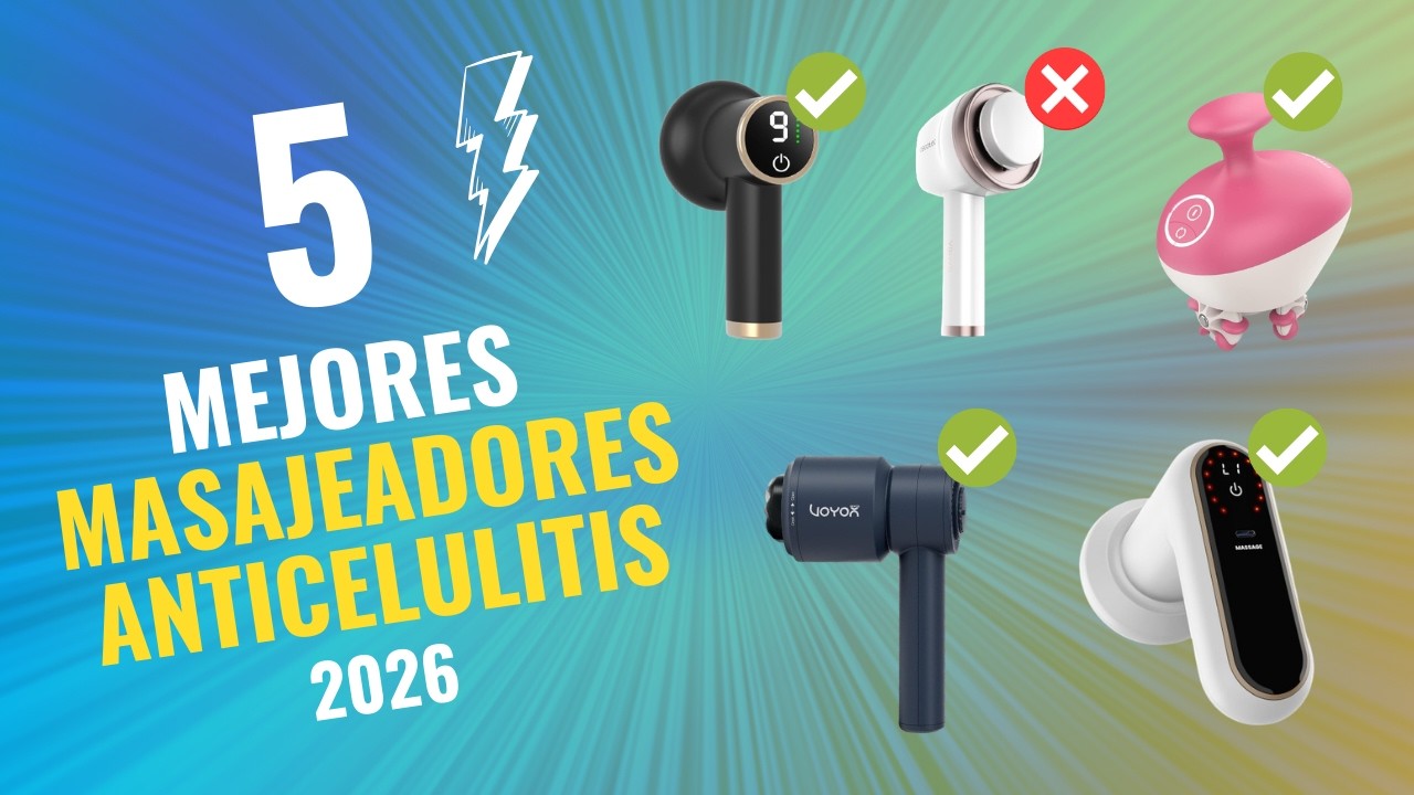 🚨 ¡NO COMPRES un Masajeador Anticelulítico sin ver ESTO! 💆‍♀️✨ Los 5 MEJORES de 2026 🔥