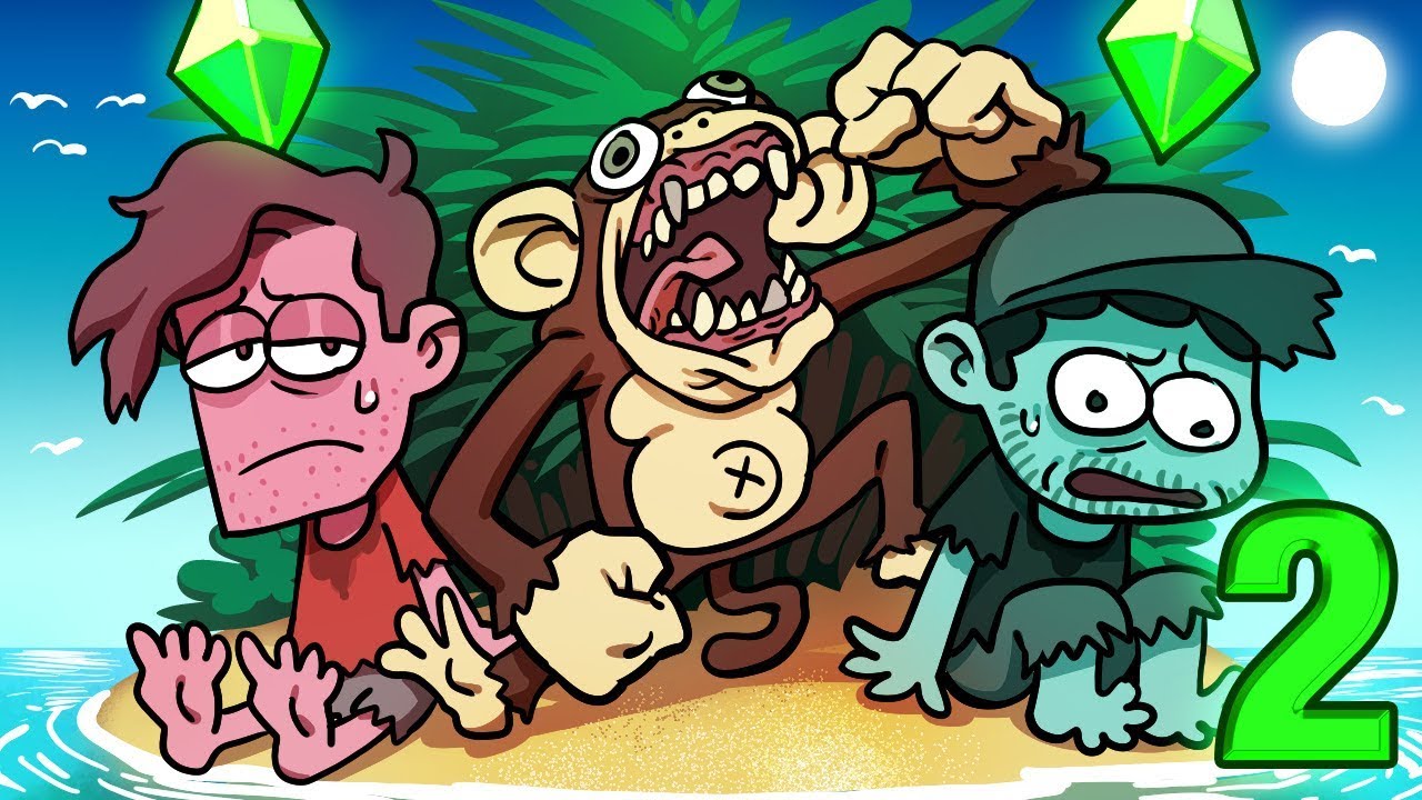 SuperMega Plays SIMS CASTAWAYS - EP 2: Ex-Wife Island