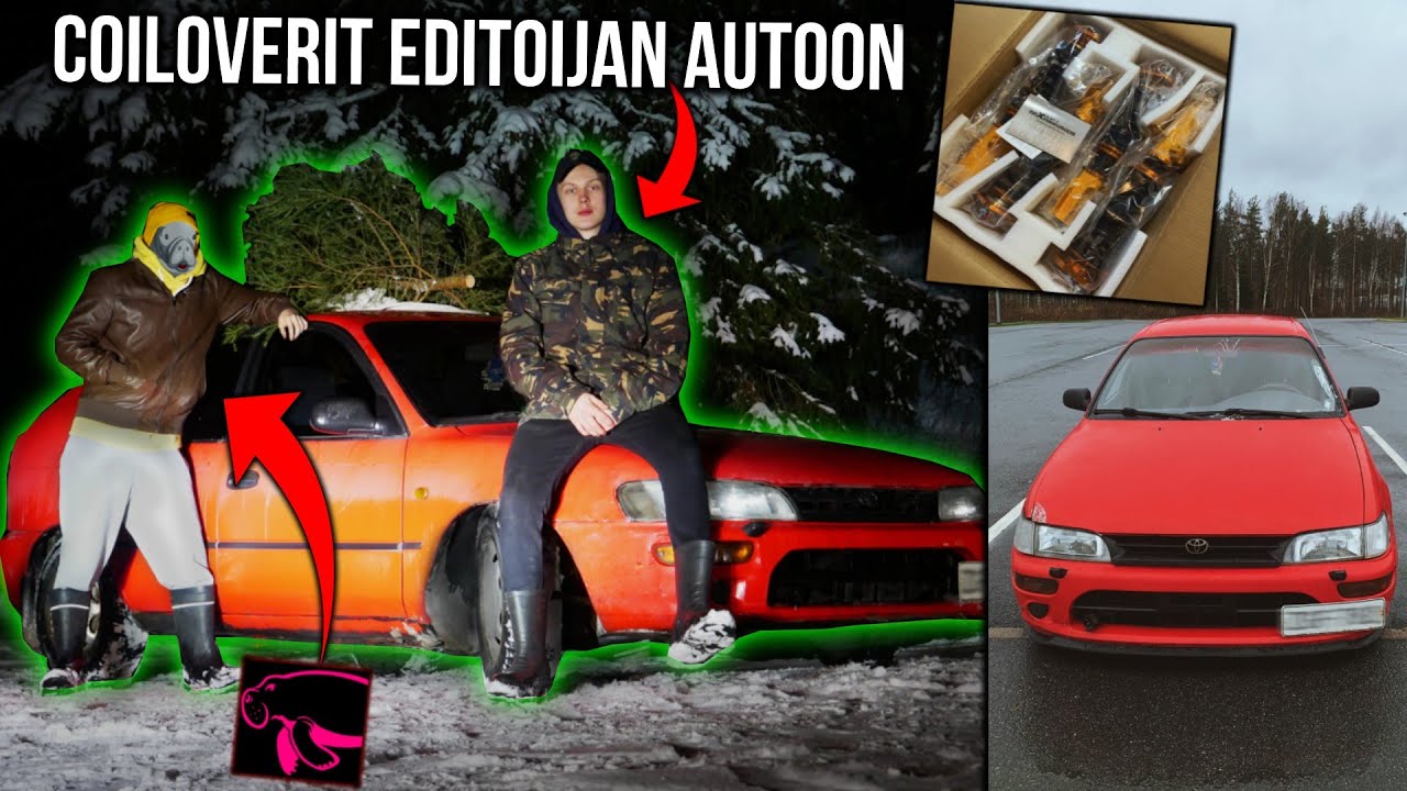 Tuunattiin Toyota Corolla xD