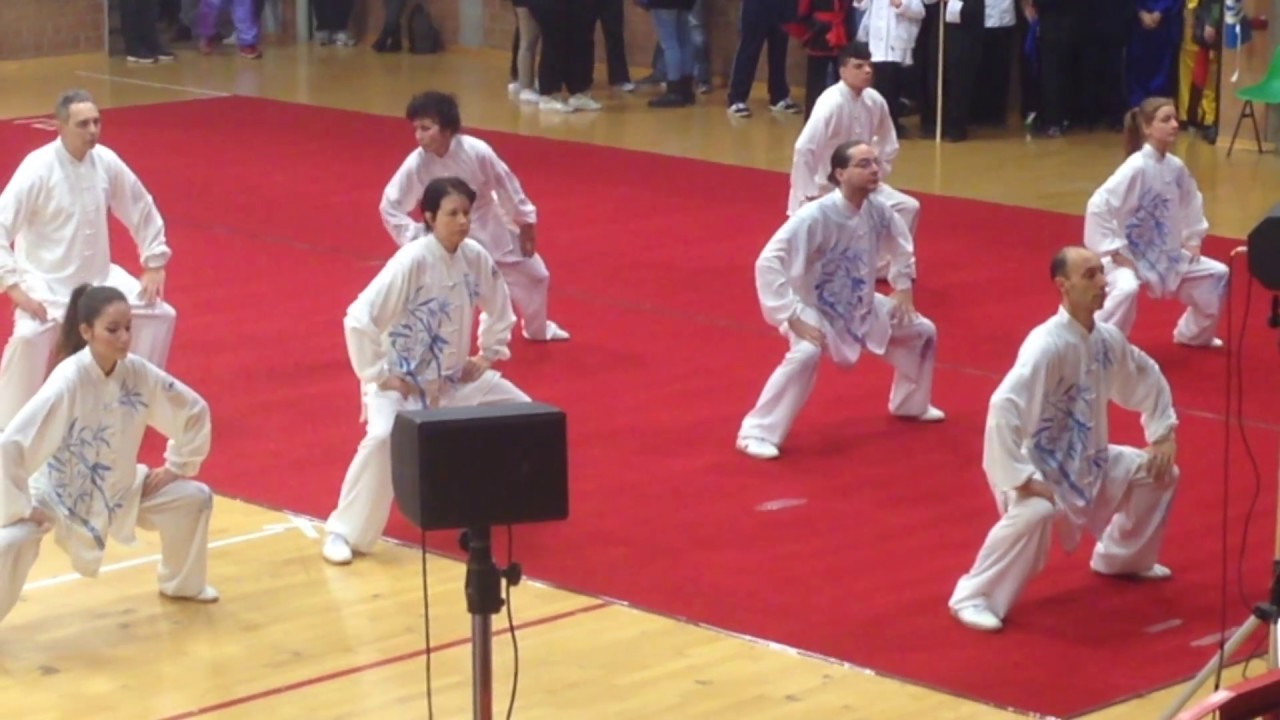 Grand Master Xu Hao Performing Health QiGong Ba Duan Jin in Modena 2017
