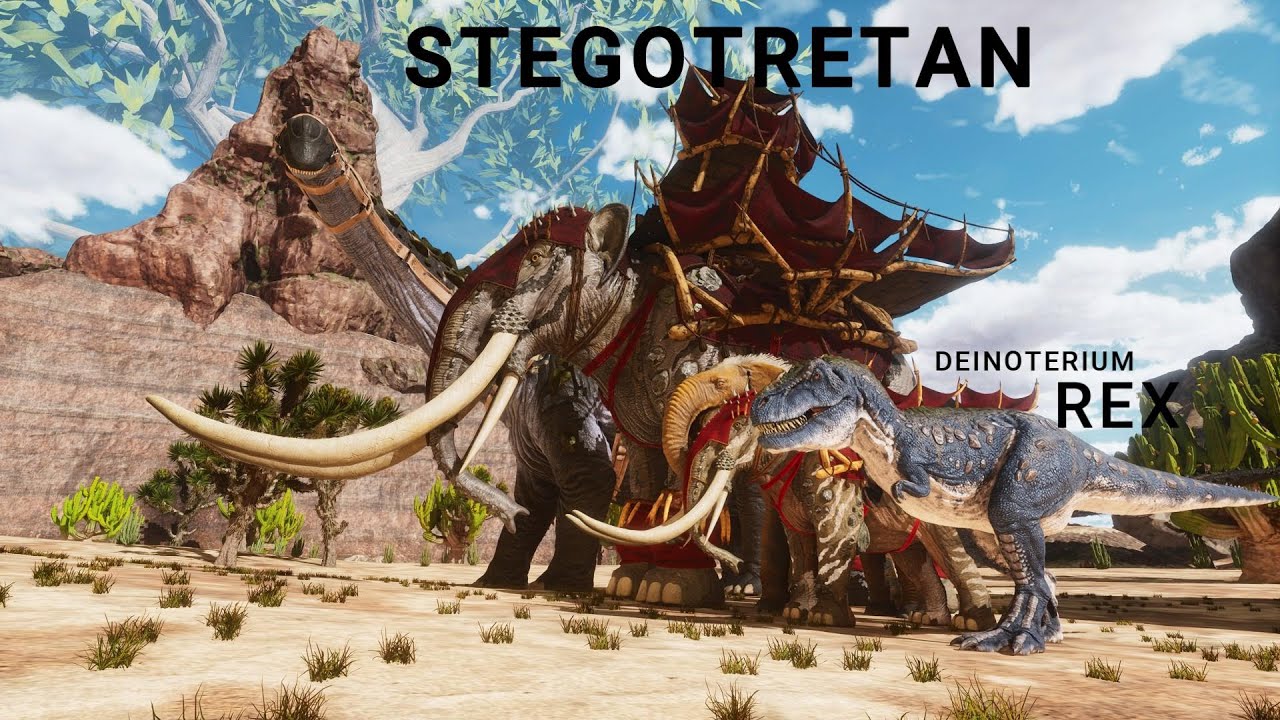 NUEVO MOD FREEMIUM DEL STEGOTETRABELODON EN ARK ASA