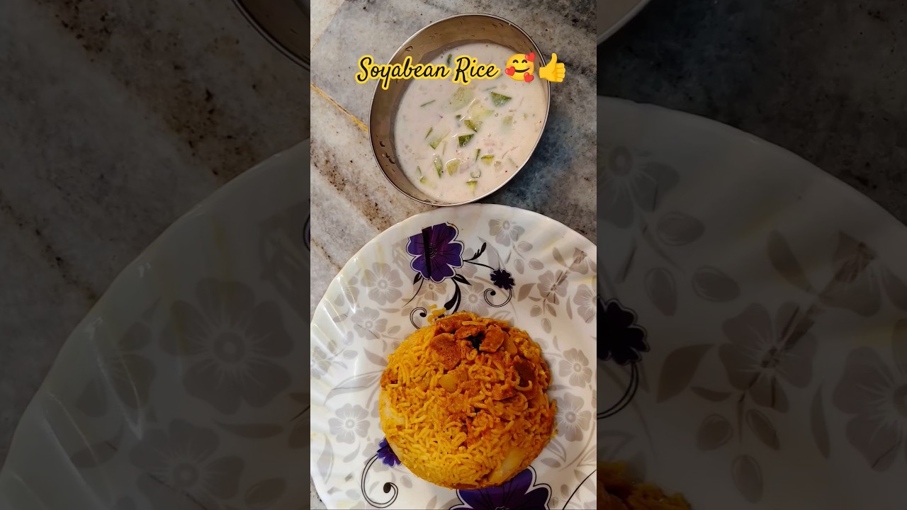 💥Quick n easy Soya rice🥰👍 #OdiaManoranjan #yummy #trending #shorts #youtube #cooking #ytshorts #odia