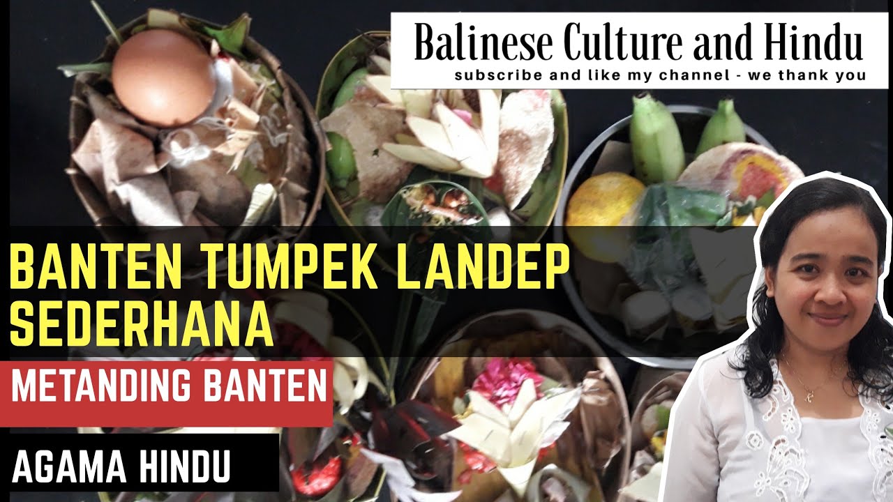 Banten Tumpek Landep, Sederhana | Tetebasan Landep | Balinese Culture and Hindu