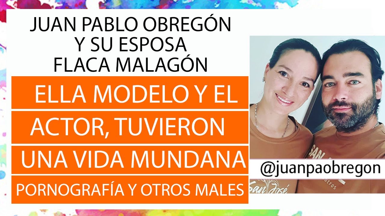 Juan Pablo Obregón y su esposa Flaca Malagón, el ayer un amor mundano el hoy un amor divino.