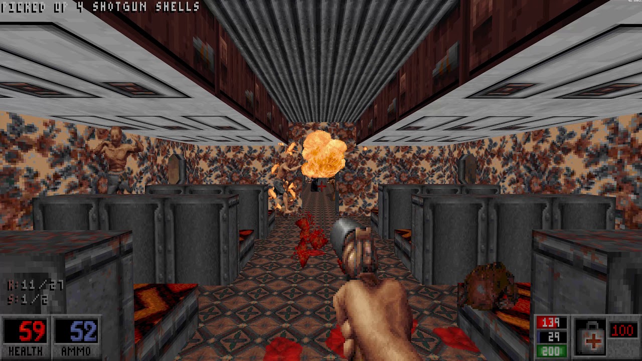Blood: French Meat (BloodGDX) - E1M6 Cabalcaida666 Airline - All Secrets