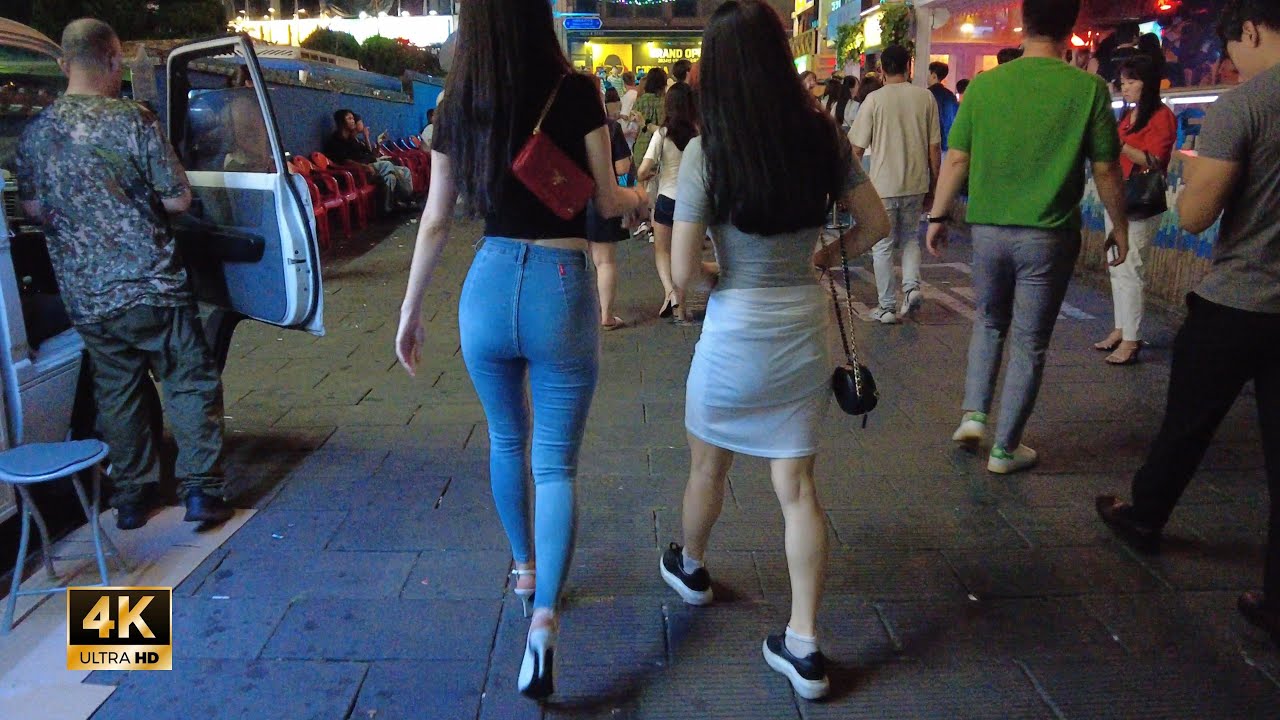 ［Itaewon 4K］Seoul Night Walk!! ~ Давайте отлично проведем сегодня вечер в Итэвоне ~~ !!