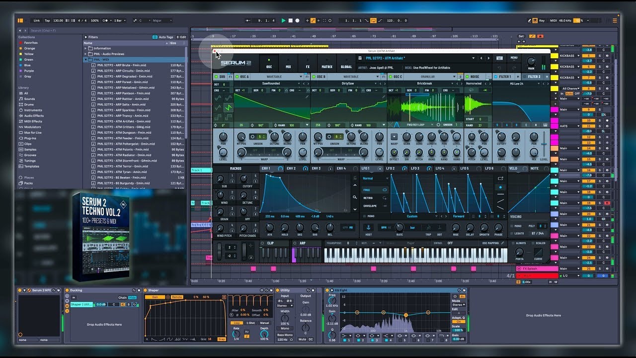 Advanced Sound Design in Serum 2 - Next Level Techno Project