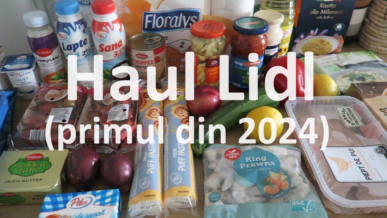 Primele cumparaturi la Lidl din 2024