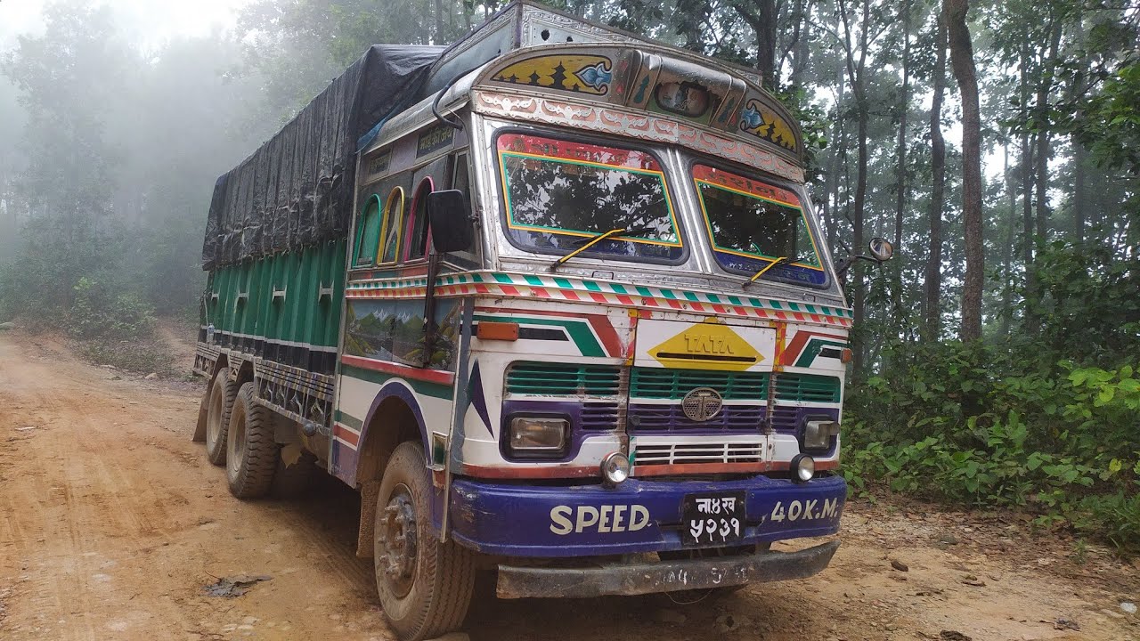 Palpa Khaliban ko darlagdo bato//Truck Nepal//Truck Vlog..
