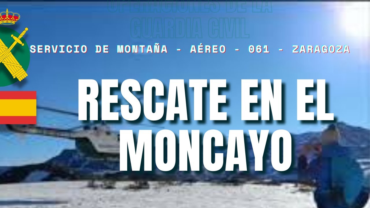 Rescate de una persona en el Parque Natural del Moncayo, Tarazona (Zaragoza)