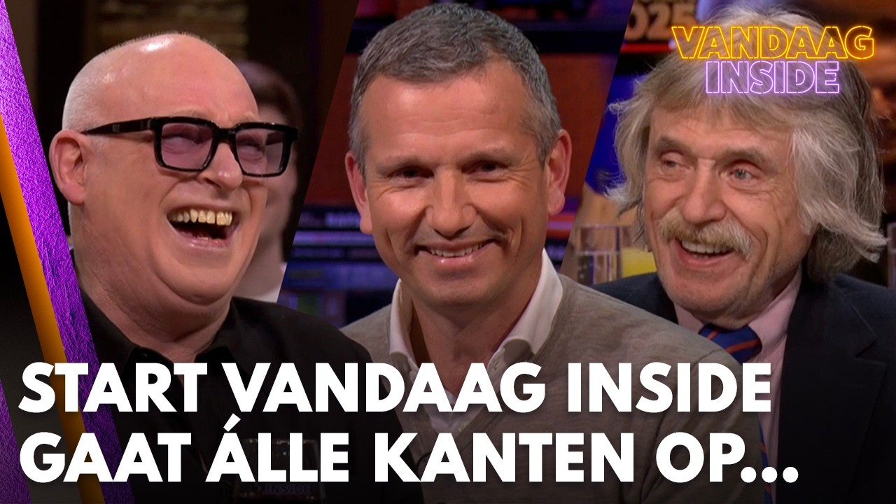 Opening Vandaag Inside gaat álle kanten op, Richard Krajicek reageert: 'Waar gaat het over?!'