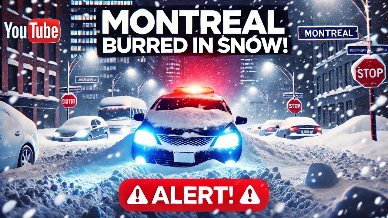 “Montreal BURRIED in 50+ cm of Snow! ❄️🚨 February 16 2025