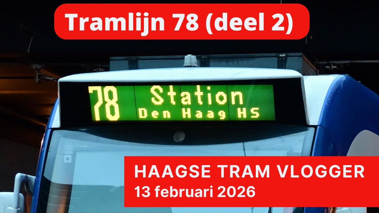 Laatste dagen speciale tramlijn 78 (deel 2); tramdrukte rond Spui en Buitenhof