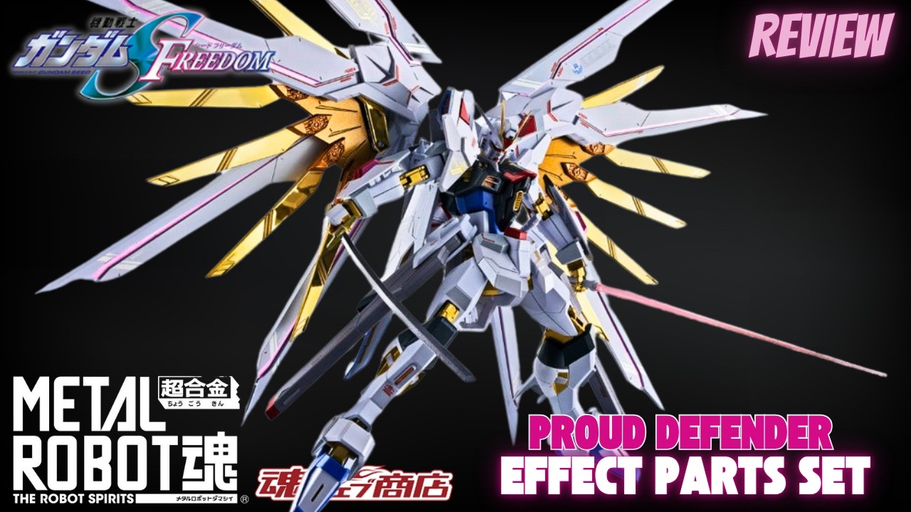 Metal Robot Spirits Proud Defender Effect Part Set (Mighty Strike Freedom Gundam) Review!