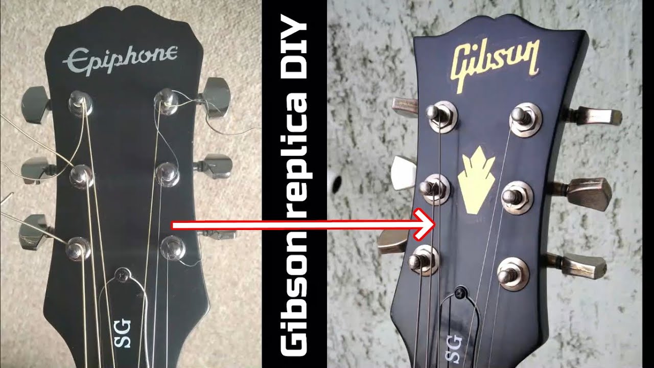Epiphone SG to Gibson replica DIY