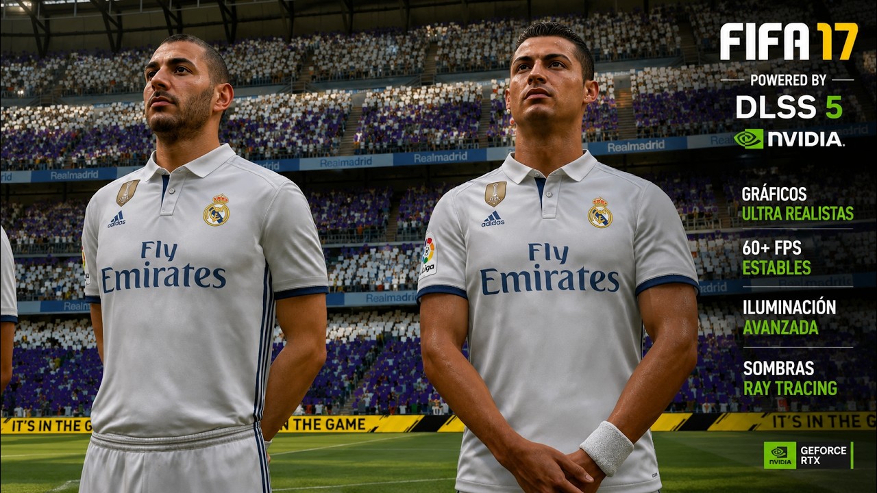 Гиперреализм | Так выглядит FIFA 17 с DLSS 5 | Фотореализм | RTX 5070 ti 16 ГБ