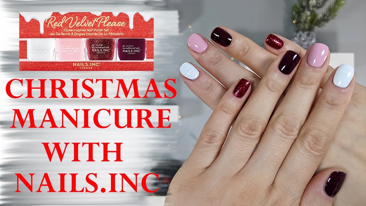 CHRISTMAS OMBRE MANICURE | Nails.Inc | Application + Wear Test | Perfect Nails at Home