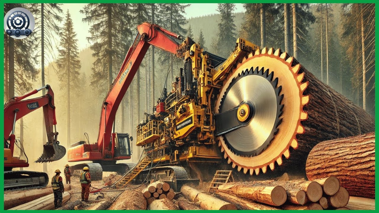 199 Amazing Fastest Big Forestry Chainsaw Machines That Are on Another Level