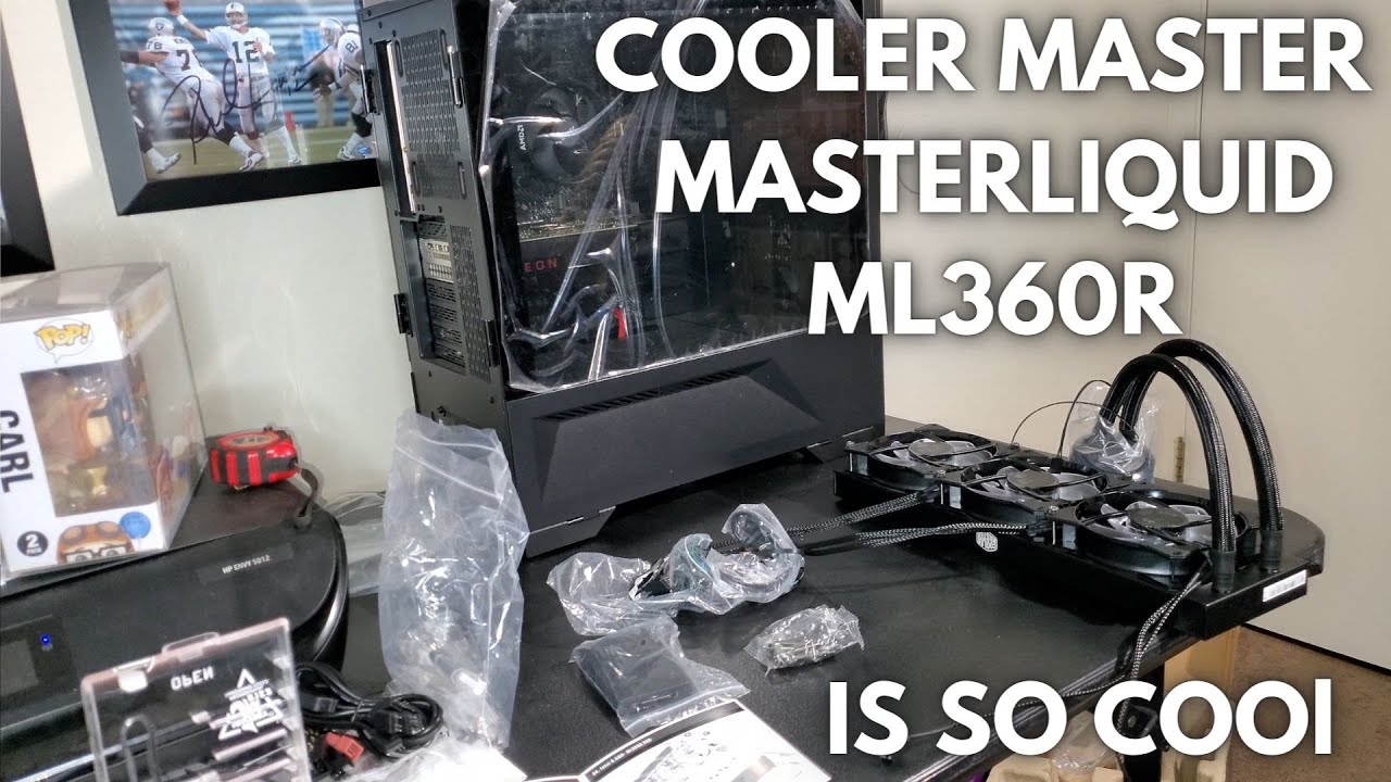 CoolerMaster Masterliquid  ML360R RGB Install Feat Lian Li Lancool 2 And Aura Sync | Top3Tech