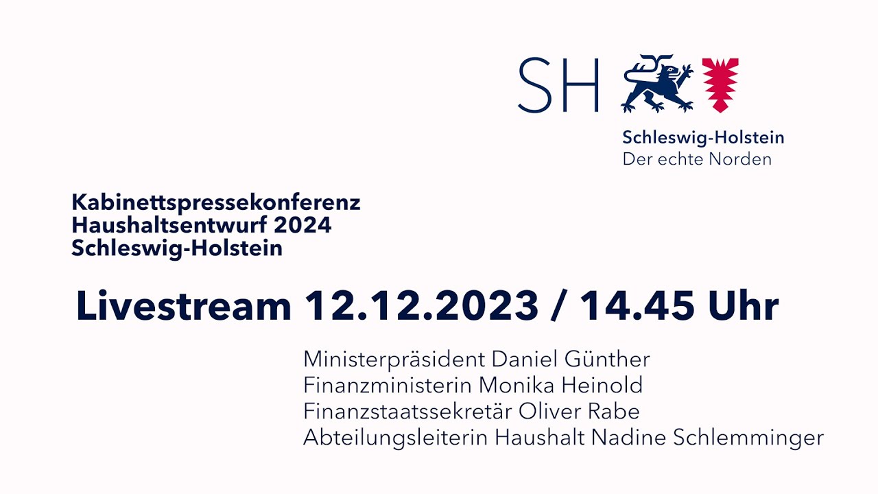 Pressekonferenz - Livestream