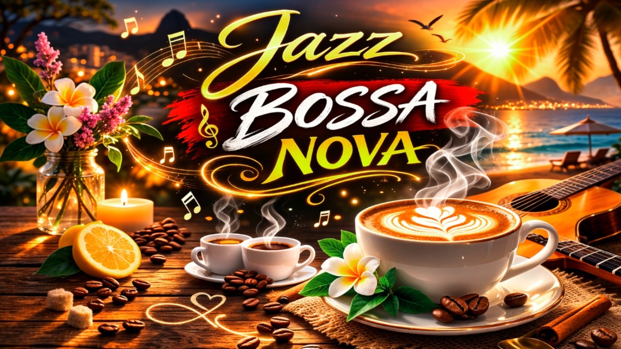 ☕ Cozy Morning Bossa Nova Jazz 🌼 Relaxing Coffee Music for Study, Work & Stress Relief | Soft Vibes