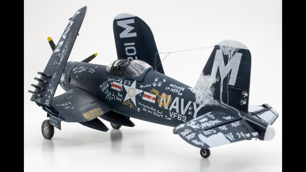 F4U-4 Corsair Academy 1/48 [Wrong Carrier Landing] Full Build