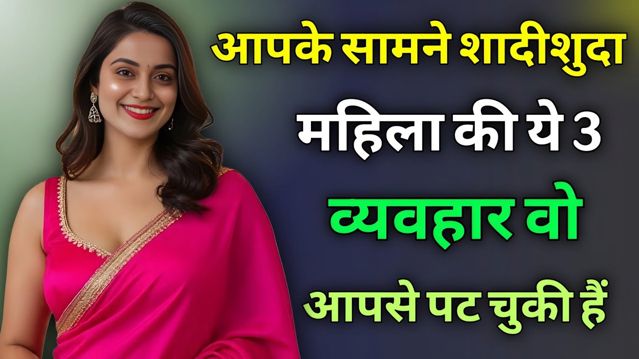 शादीशुदा महिला की ये 3 व्यवहार बताते हैं कि वो आपसे पट चुकी है | Female Psychology Hindi 