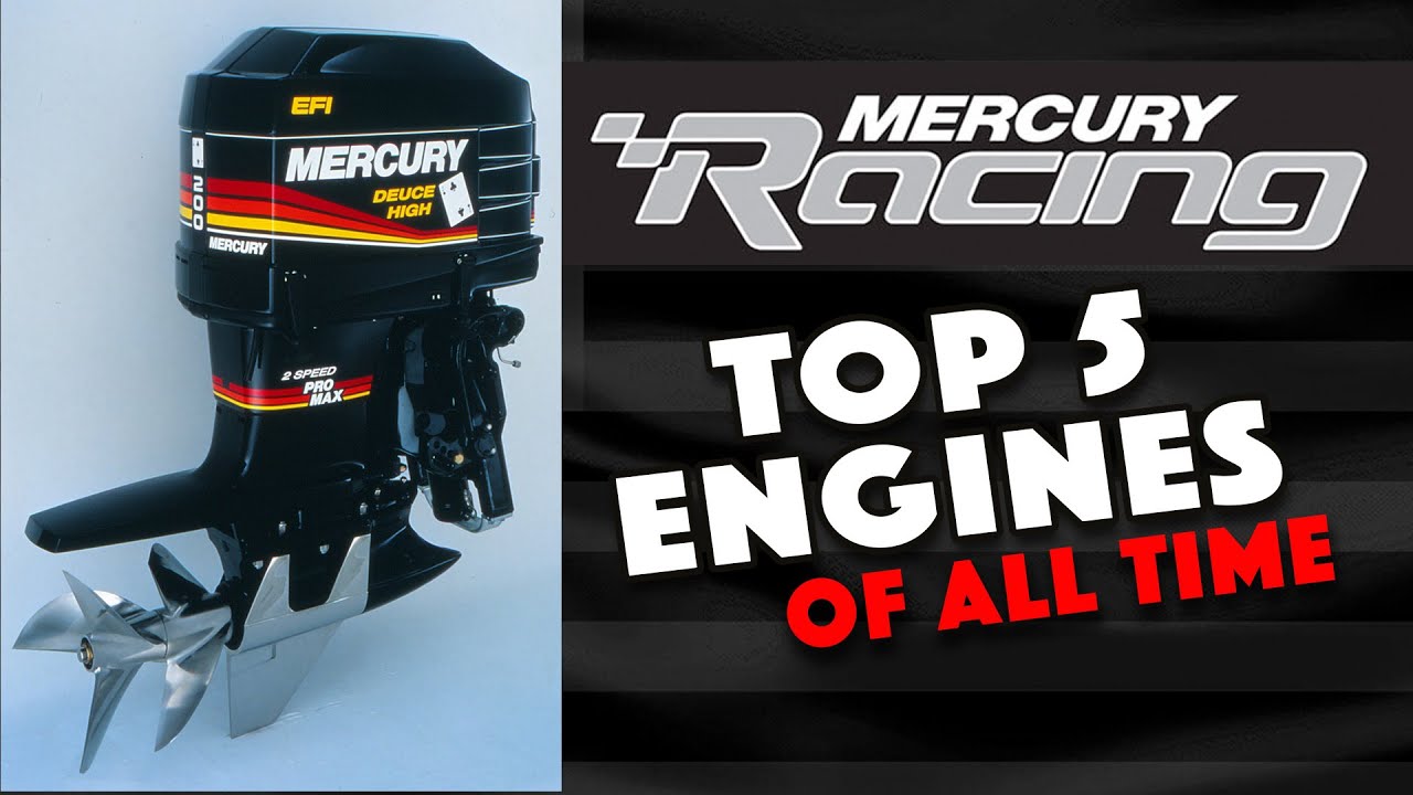 Mercury Racing: ТОП-5 ДВИГАТЕЛЕЙ ВСЕХ ВРЕМЁН Специальный выпуск к 50-летию