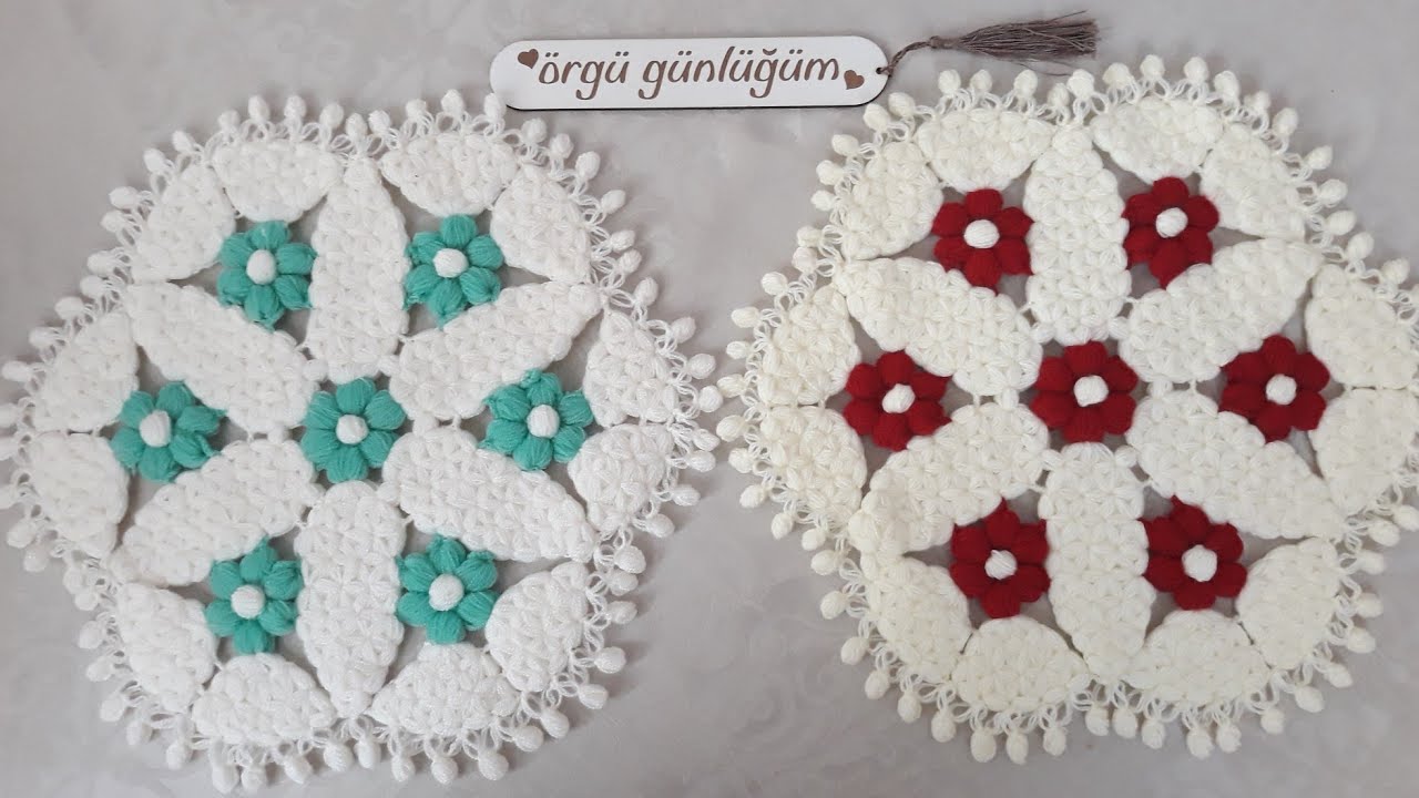 Yuvarlak çiçekli 🌸 lif modeli yapımı (kendi tasarimim) 🌸🌸