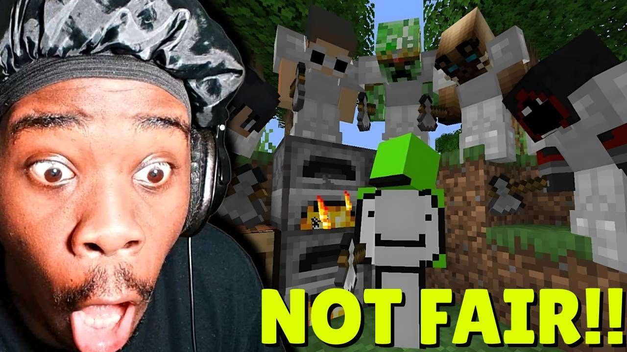 ОНИ, НАВЕРНОЕ, ОБМАНУЛИ! | Dream Minecraft Speedrunner VS 5: Реакция охотников