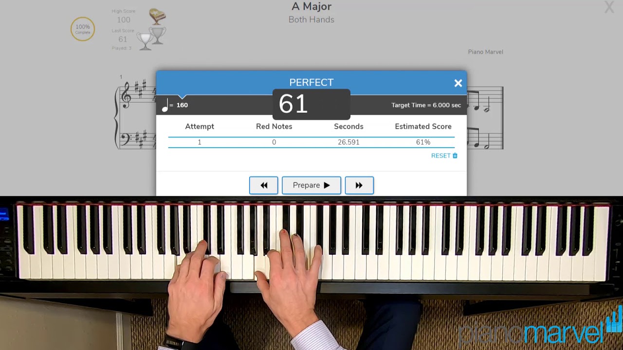 A Major Scale   2 Octave
