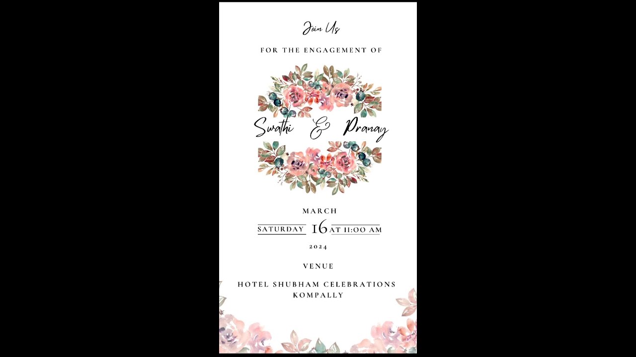 Swathi 💍 Pranay || Engagement Live || 16 Mar 2024