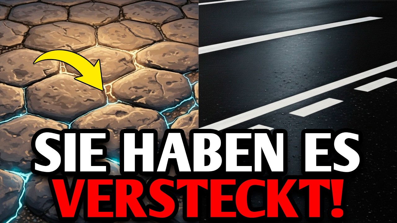 DIE ASPHALT-LÜGE: WELCHE TECHNOLOGIE SIE WIRKLICH UNTER UNSEREN STRASSEN VERSTECKTEN!