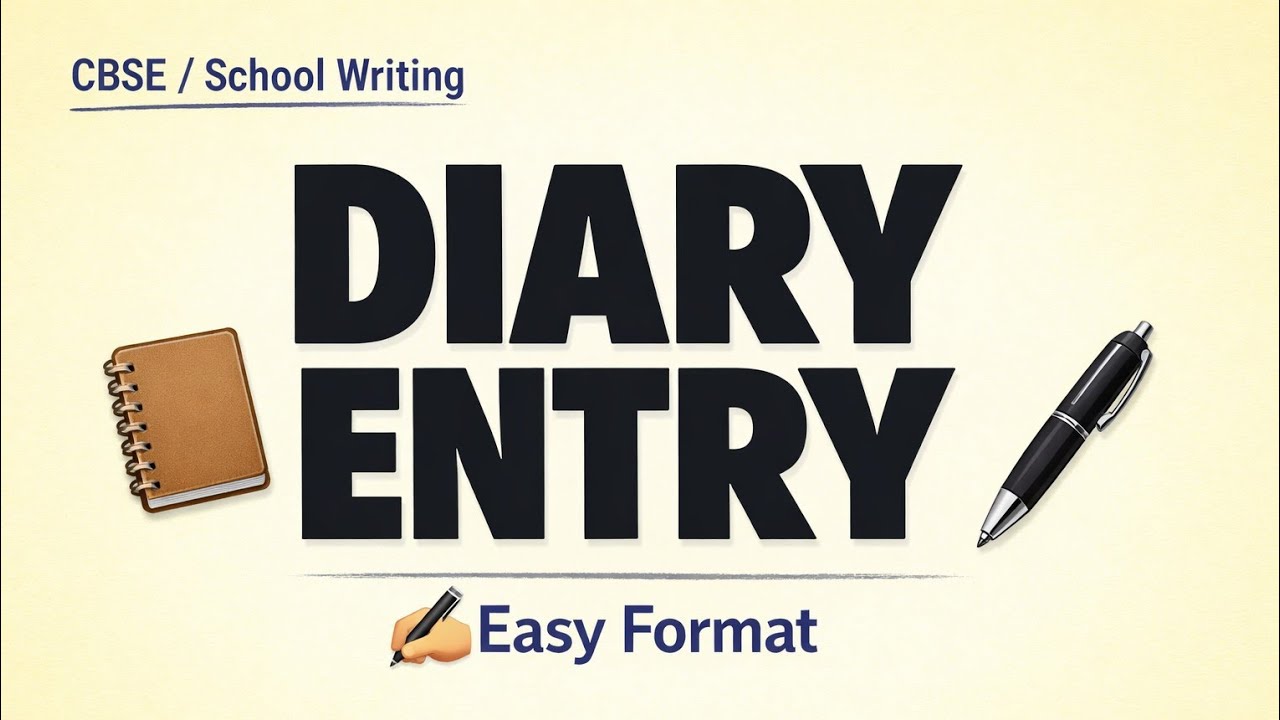 DIARY ENTRY WITH EXPLANATION 