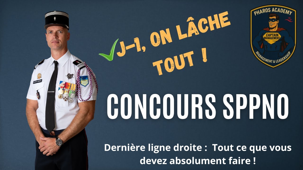 🚒🔥Concours Caporal SPP : À J-1… on lâche tout ! (La méthode pour être au top demain)