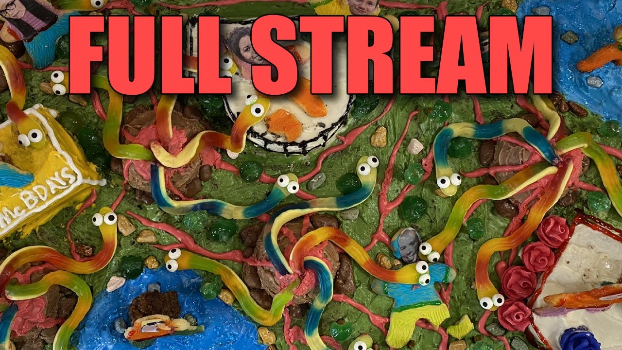 Snake Quake: The Official Carrot Cake FULL STREAM  | Kozibear's Cooking