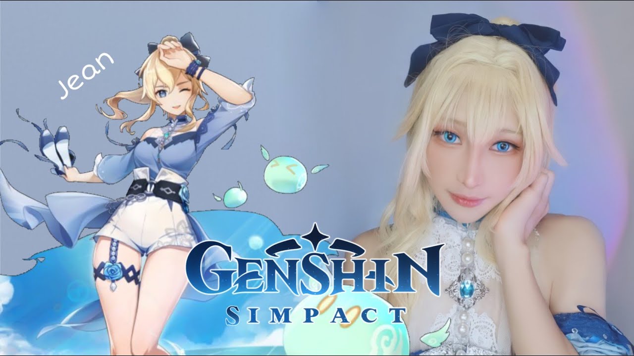 Jean - Sea Breeze Dandelion (summer skin ) [ Genshin Impact ] Makeup Tutorial by Irene01 (Sub JP)
