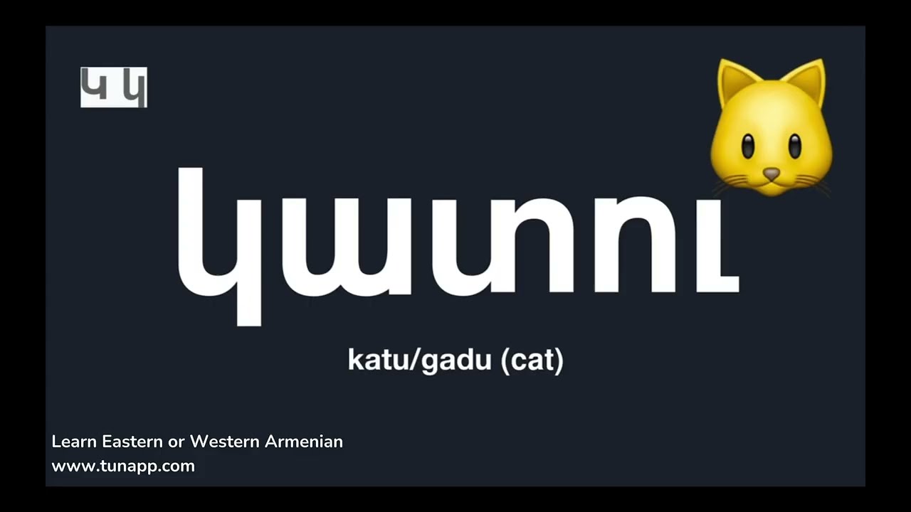 Practice Writing Armenian | Magnetic Whiteboard & Pen - Free Lesson from Tun Online Armenian School