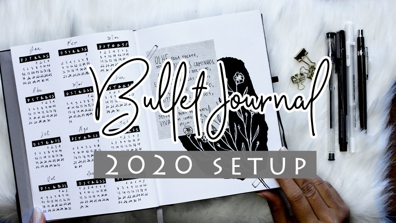 Meu Bullet Journal de 2020! | Marina Araújo