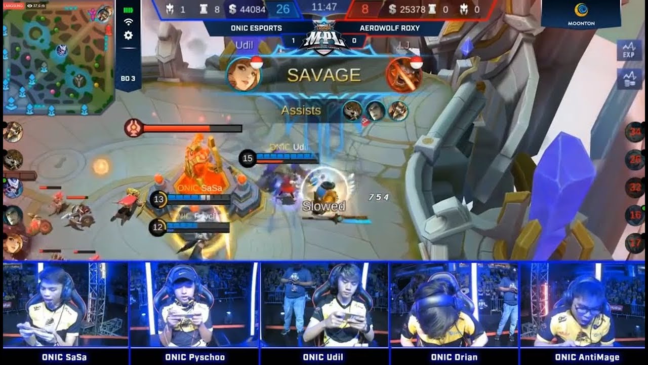 HIGHLIGHT GUINEVERE ONIC UDIL SAVAGE DI MPL! TERLALU IMBA | ONIC VS AEROWOLF MPL SEASON 3 MATCH 2