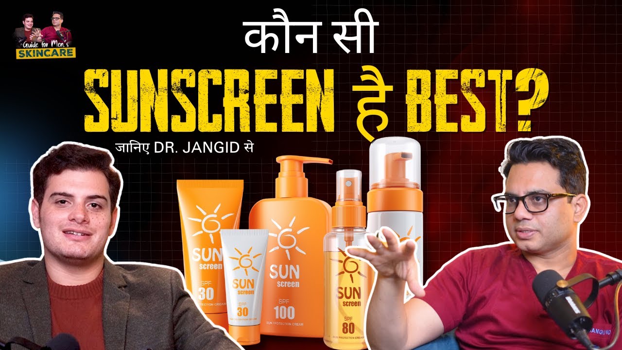 Best sunscreen for men | Dermatologist Suggests | Dr. Jangid, MD