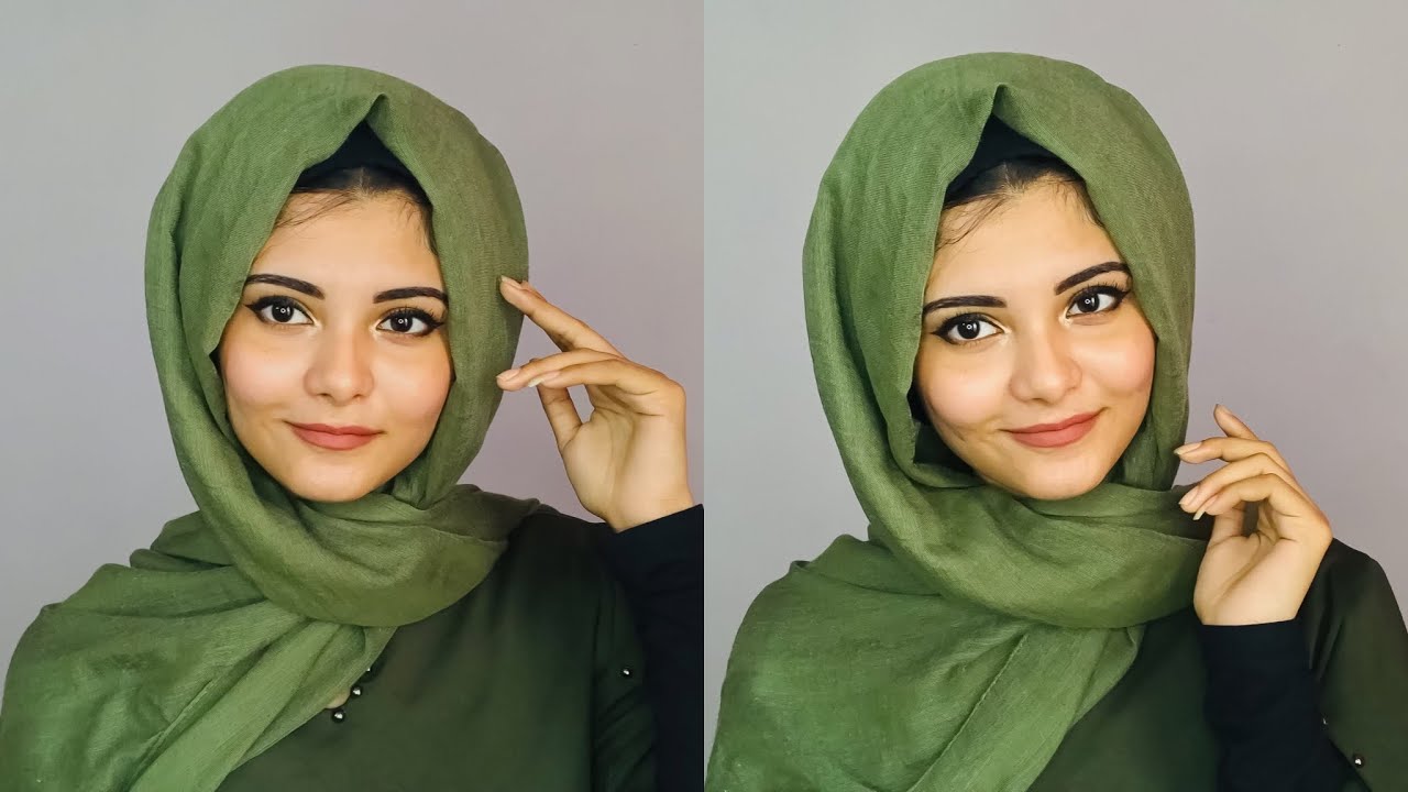 How I tie my hair under hijab | hair style