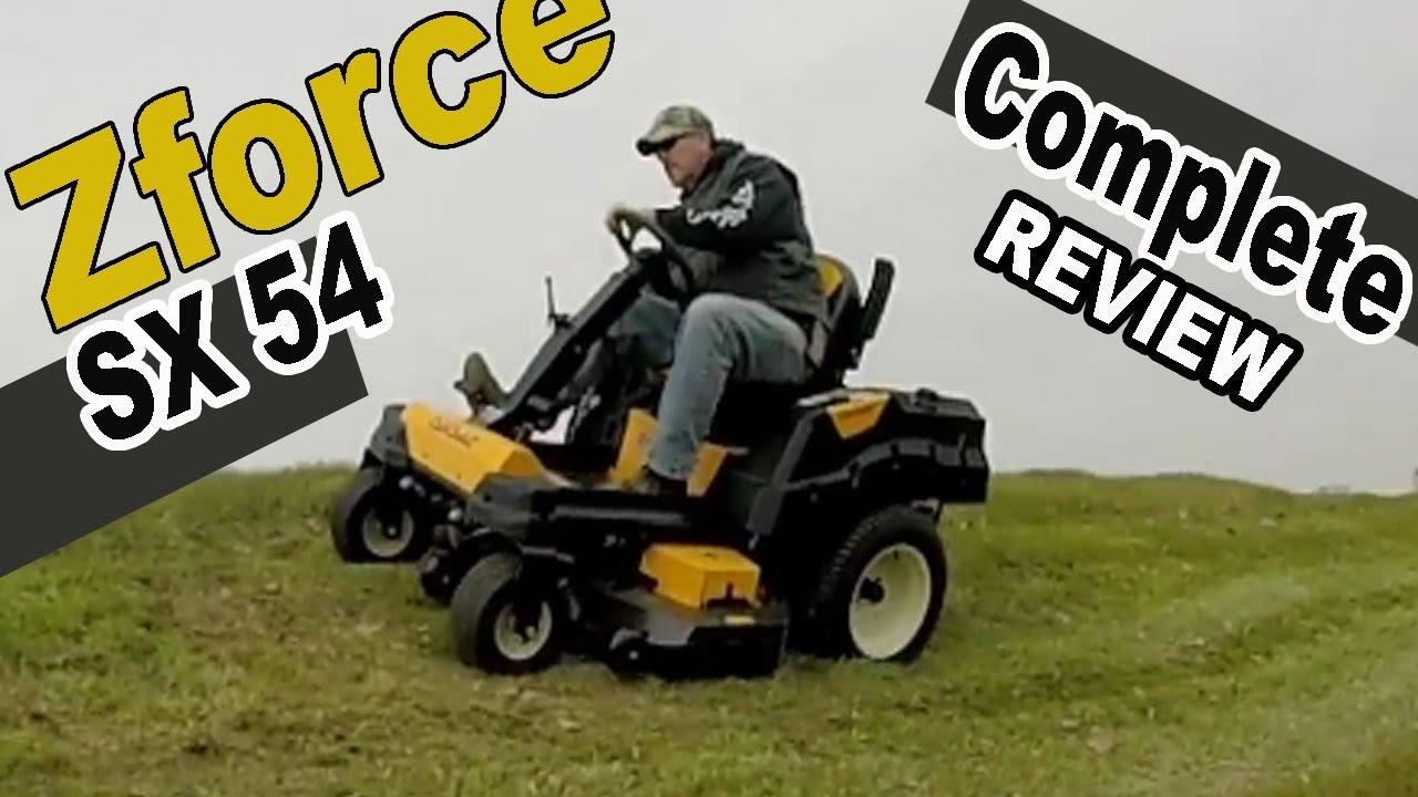 Обзор руля Cub Cadet с нулевым поворотом - Zforce SX 54