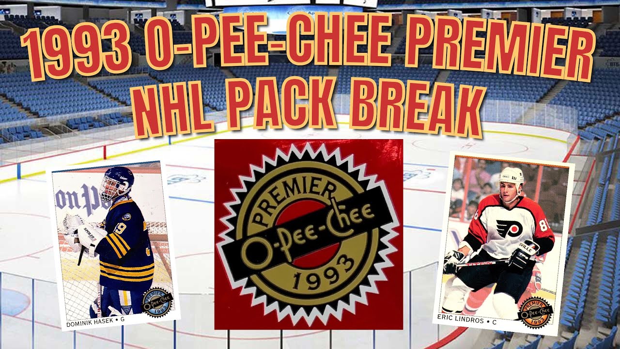 Beautifully Designed Junk Wax: 1992-93 O-Pee-Chee Premier NHL Hockey Pack Break