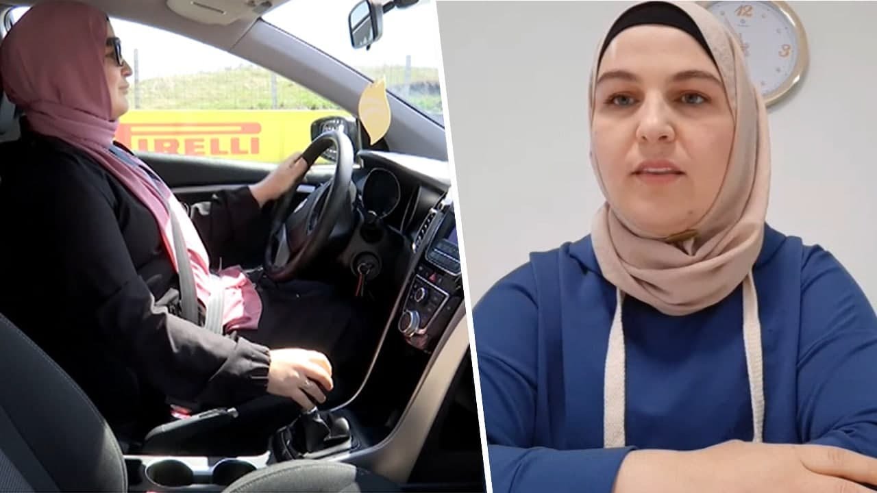 Muslimania qe sfidon burrat me shpejtesi sketerre ne piste garash | ABC News Albania